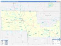 Grand Forks Metro Area Wall Map Zip Code